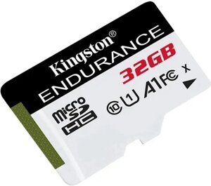 Картка пам'яті kingston endurance microsdhc 32 GB C10 A1 UHS-I 95R/30W SDCE/32GB