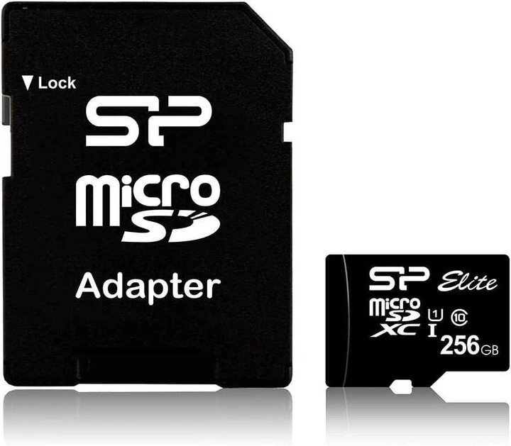 Карта памяти MicroSDXC 256 GB C10 UHS-I SILICON POWER Elite + adapter SP256GBSTXBU1V21SP від компанії da1 - фото 1