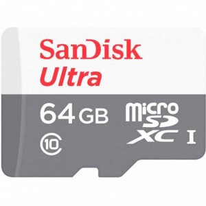 Картка пам'яті sandisk 64 GB microsdxc UHS-I ultra sdsqunr-064G-GN3mn