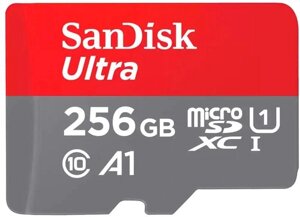 Картка пам'яті sandisk microsdxc ultra 512 GB class 10 A1 150mb/s (sdsquac-256G-GN6ma)