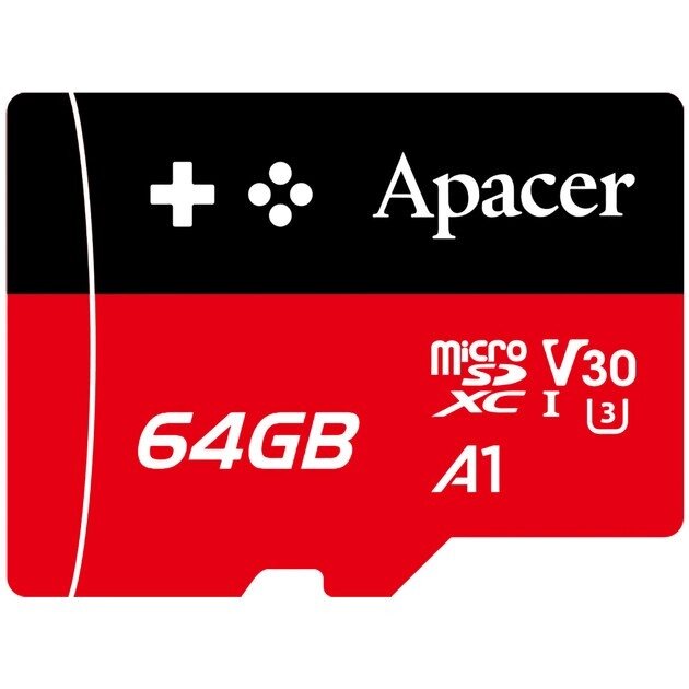 Картка пам'яті Apacer microSD gaming card 64 GB V30 A1 від компанії da1 - фото 1