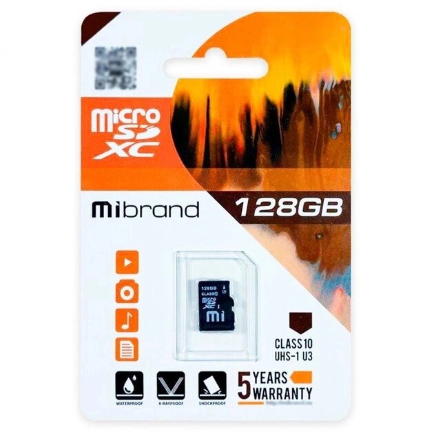 Картка пам'яті MicroSD MiBrand 128 GB від компанії da1 - фото 1