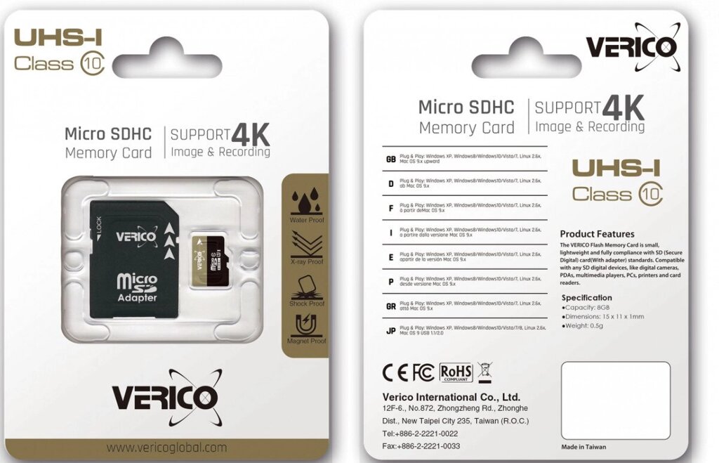 Картка пам'яті microSDXC 64 GB клас 10 Verico від компанії da1 - фото 1