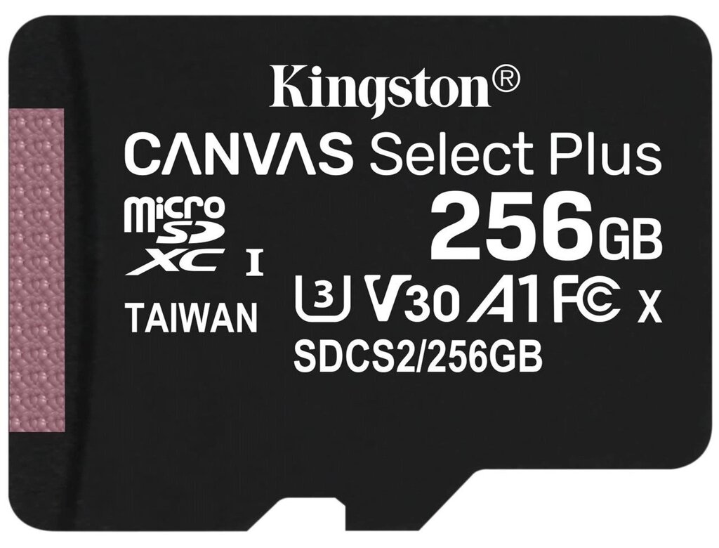 Картка пам'яті microSDXC Kingston Canvas Select Plus 256Gb class 10 А1 (R 100 MB/s) від компанії da1 - фото 1