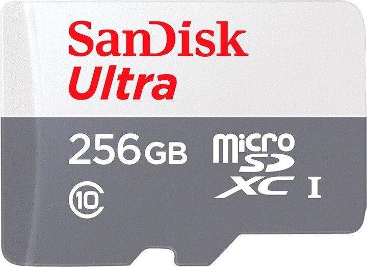 Картка пам'яті microSDXC — SanDisk Ultra 256 Gb class 10 A1 (100Mb/s) SDSQUNR-256G-GN3MN від компанії da1 - фото 1