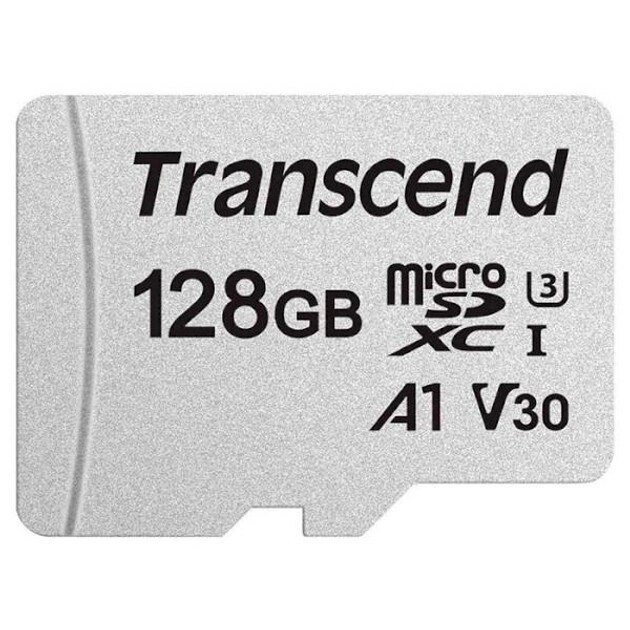 Картка пам'яті microSDXC — Transcend 300s 128Gb U3 A1 V30 TS128GUSD300s від компанії da1 - фото 1