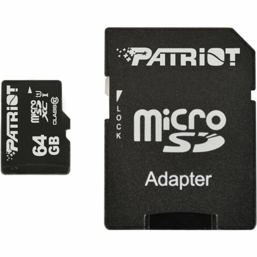 Картка пам'яті MicroSDXC (UHS-1) Patriot LX Series 64Gb class 10 (adapter SD) від компанії da1 - фото 1