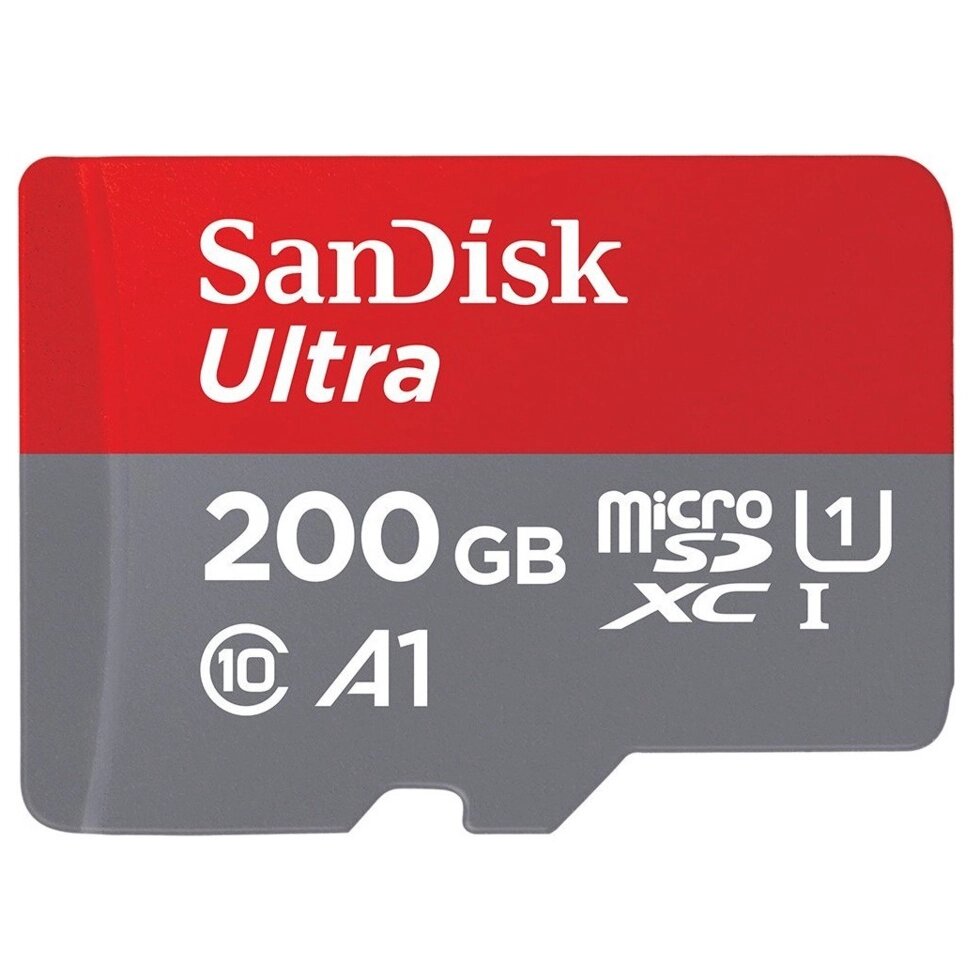 Картка пам'яті SanDisk microSDXC 200Gb Ultra class 10 A1 (120Mb/s) від компанії da1 - фото 1