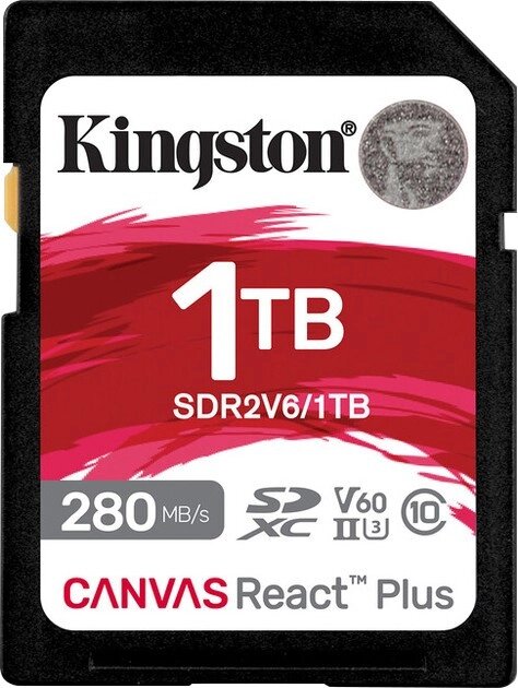 Картка пам'яті SDXC UHS-II U3 Kingston Canvas React Plus 1Tb V60 від компанії da1 - фото 1