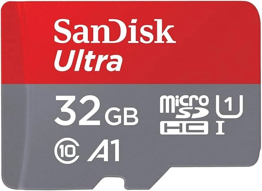 Картка пам'яті швидкісна SanDisk Ultra microSDHC 32 GB Class 10 A1 120 MB/s від компанії da1 - фото 1