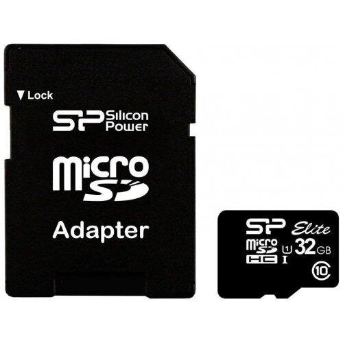 Картка пам'яті Silicon Power microSDHC 32 GB Class 10 UHS-I Elite (з адаптером) (SP032GBSTHBU1V10-SP) від компанії da1 - фото 1