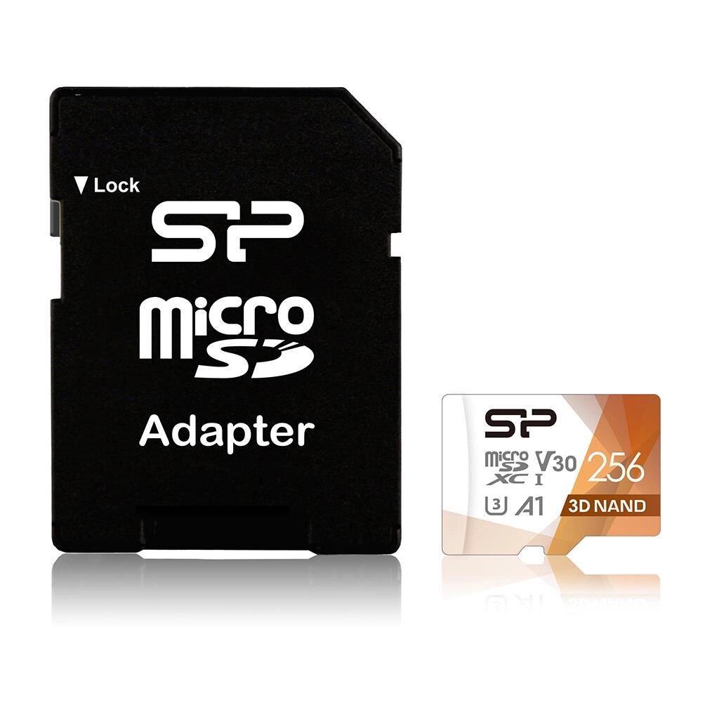 Картка пам'яті Silicon Power MicroSDXC 256 Гбайт U3 A1 V30 Superior Pro від компанії da1 - фото 1