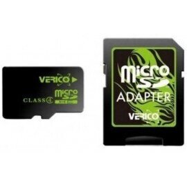 Картка пам'яті Verico MicroSDHC 32 GB Class 4 + SD adapter від компанії da1 - фото 1