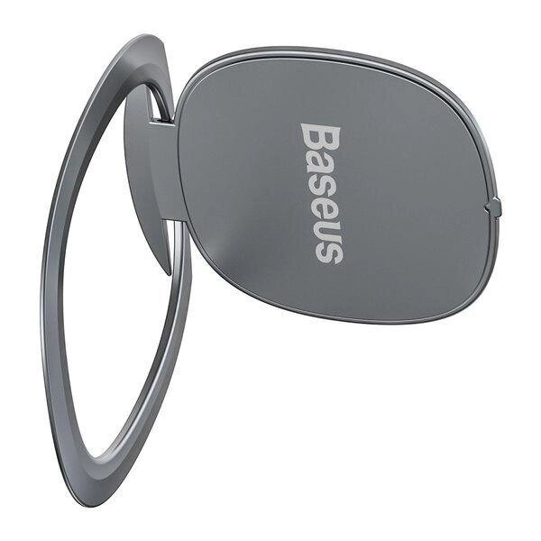 Кільце — тримач Baseus Invisible phone ring holder SUYB-0S сріблястий від компанії da1 - фото 1