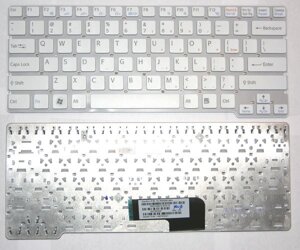 Клавіатура для ноутбуків Sony Vaio VGN-CW series біла RU/US