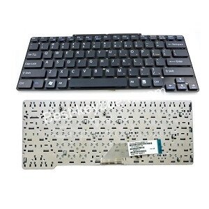 Клавіатура для ноутбуків Sony Vaio VGN-SR series чорна без рамки UA/RU/US