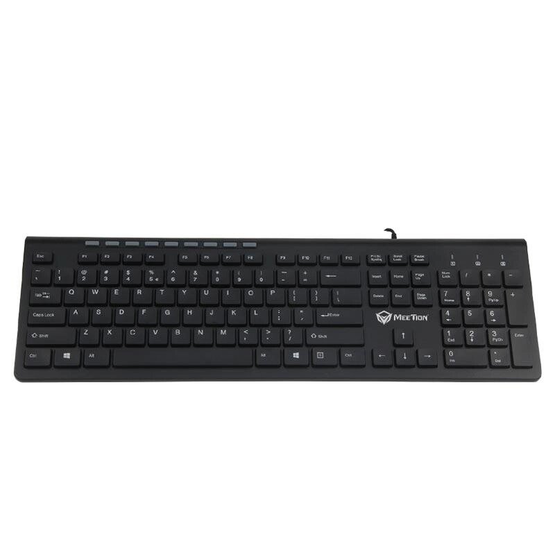 Клавіатура Meetion Wired Standard Multimedia Ultrathin Keyboard K842M  RU/EN розкладки від компанії da1 - фото 1