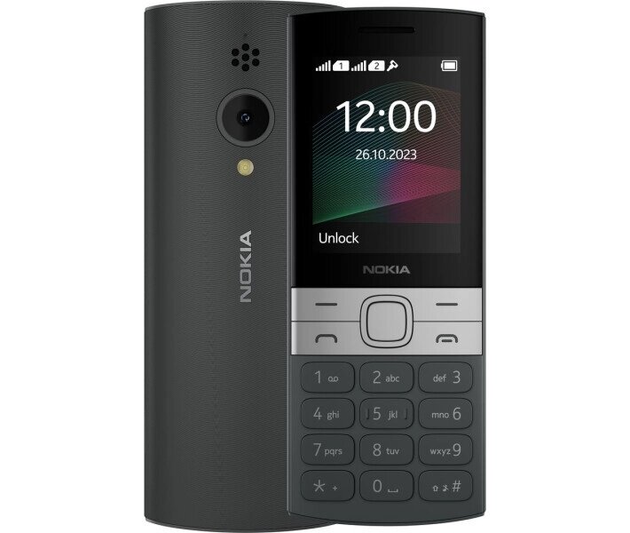 Кнопковий Телефон Nokia 150 2023 Dual Sim (TA-1582) чорний від компанії da1 - фото 1