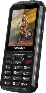 Кнопковий телефон Sigma mobile X-treme PR68 чорний — протиударний захищений