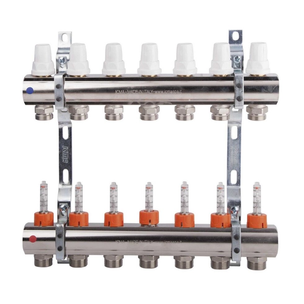 Колектор Icma 1" 7 виходів, з витратами NoK013 від компанії da1 - фото 1