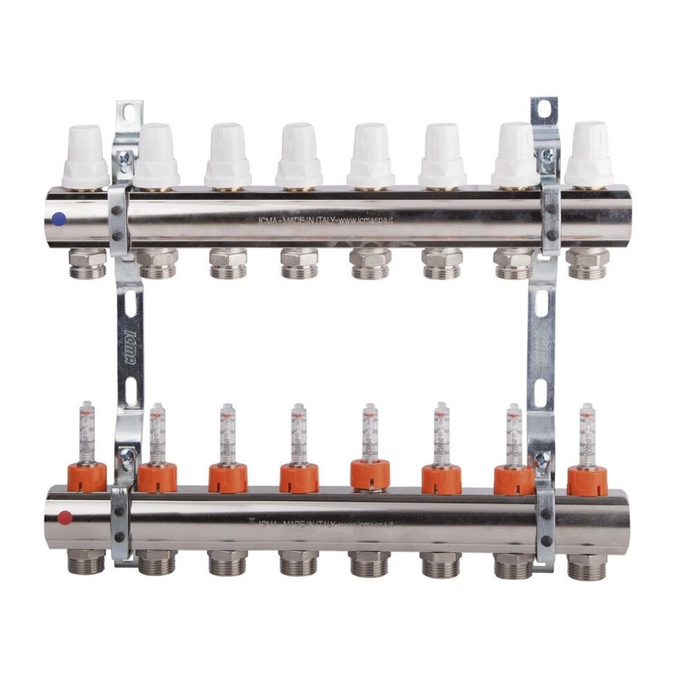 Колектор Icma 1" 8 виходів, з витратами NoK013 від компанії da1 - фото 1
