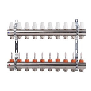 Колектор Icma 1" 10 виходів, з витратами NoK013