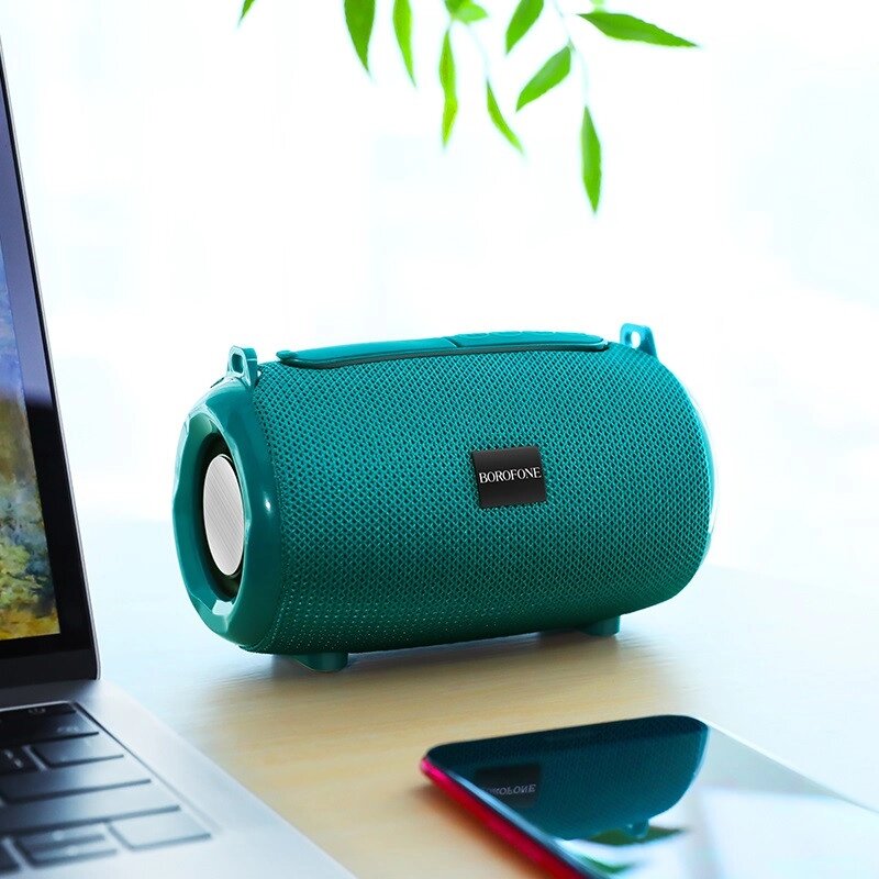 Колонка бездротова BOROFONE BR4 Wireless speaker Horizon Peacock Blue від компанії da1 - фото 1