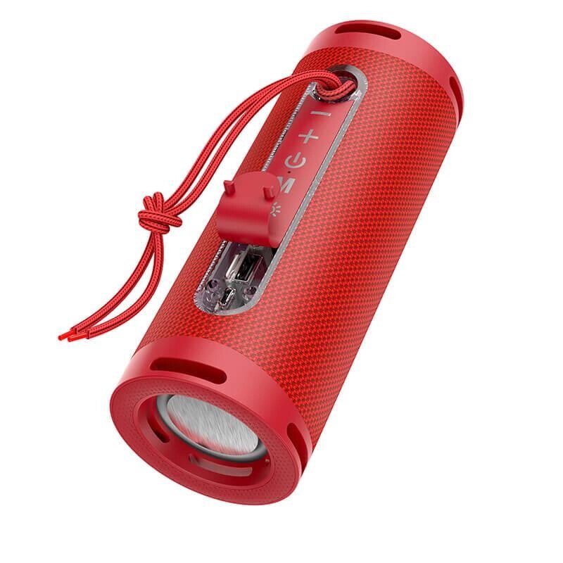 Колонка бездротова HOCO Dazzling pulse sports BT speaker HC9 5W червона від компанії da1 - фото 1