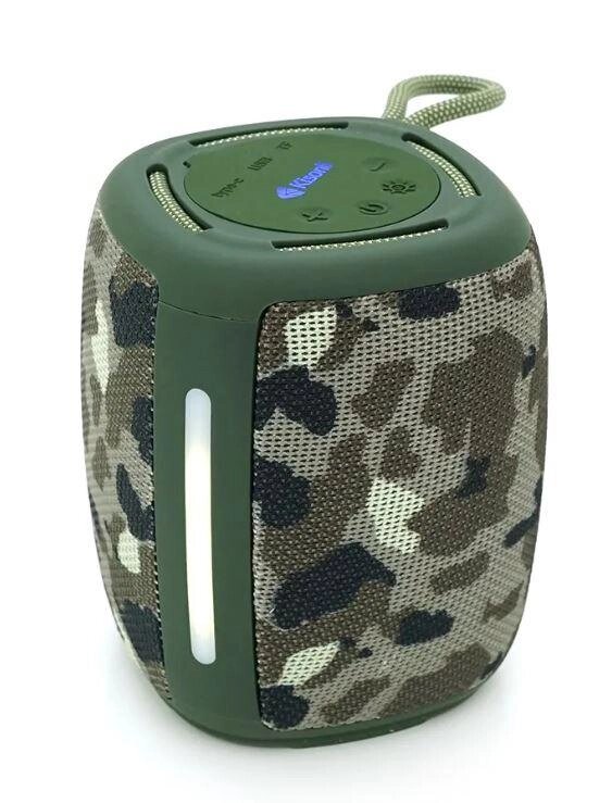 Колонка бездротова Kisonli q17 Bluetooth 5.3 8W підсвітка акумулятор 1800mAh від компанії da1 - фото 1