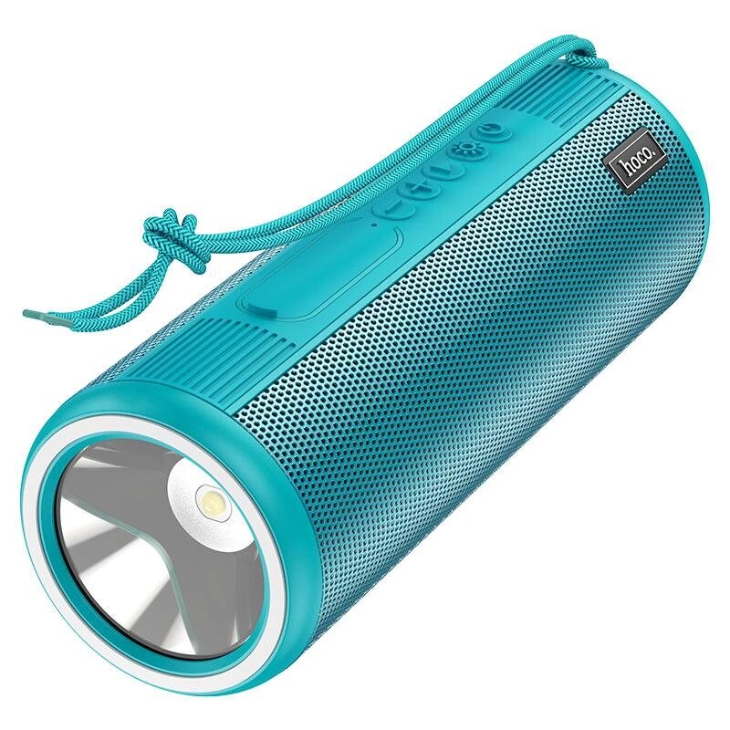 Колонка портативна акустика HOCO Bora sports BT speaker HC11 5Wx2 з ліхтариком м'ятна від компанії da1 - фото 1