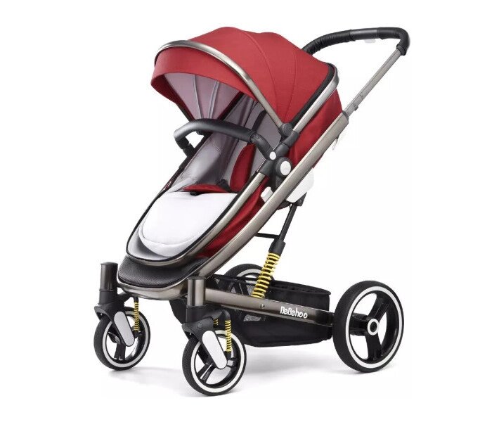 Коляска Bebehoo stroller ST401 червона від компанії da1 - фото 1