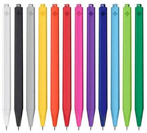 Комплект гелевих ручок KACO Pure Plastic Gelic Pen (12 шт.) K1015 від компанії da1 - фото 1