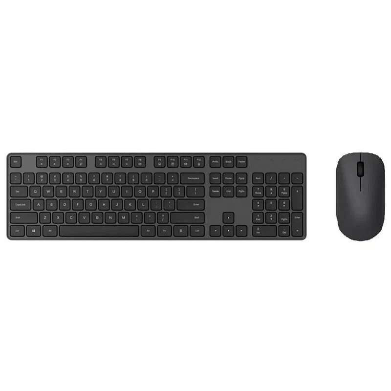 Комплект клавіатура та миша Xiaomi Wireless Keyboard and Mouse Set 2 Black (WXJS02YM) від компанії da1 - фото 1