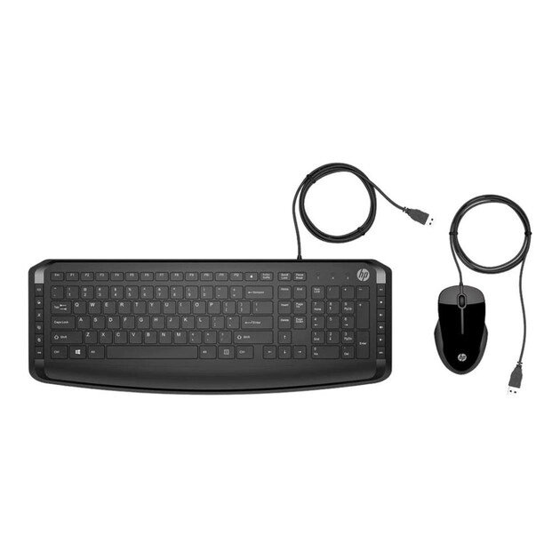 Комплект проводной HP Pavilion Keyboard and mouse 200 (9DF28AA) від компанії da1 - фото 1