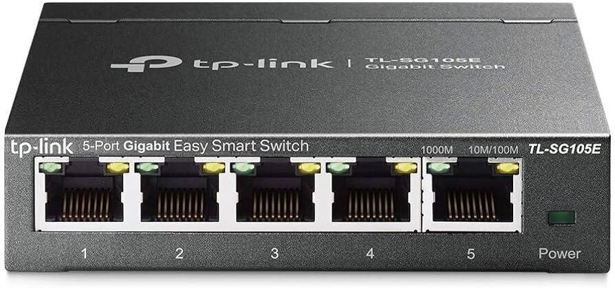 Комутатор TP-Link TL-SG105E 5 портів Ethernet 10/100/1000 Мбіт/сек від компанії da1 - фото 1