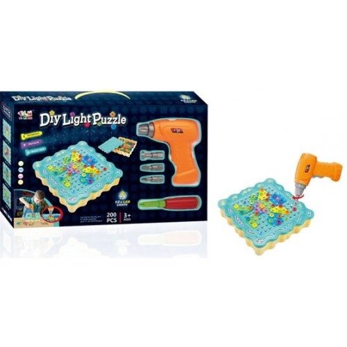 Конструктор Tu Le Hui "Diy Light Puzzle" (200 деталей) 12LED TLH-19 від компанії da1 - фото 1