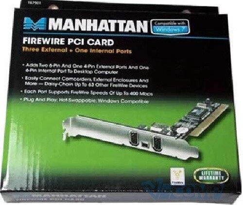 Контролер IEEE-1394 Manhattan FireWire PCI Card від компанії da1 - фото 1