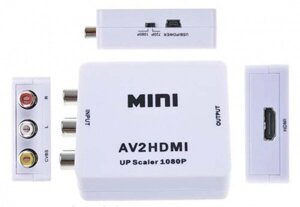 Конвертер AV to Hdmi 3RCA мами - Hdmi мама