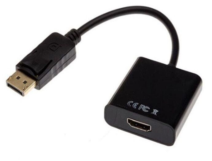 Конвертер Display Port папа на Hdmi мама 30cm пакет від компанії da1 - фото 1