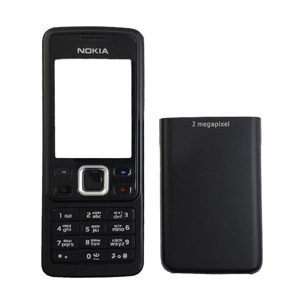 Корпус Nokia 6300 набір панелей чорний від компанії da1 - фото 1