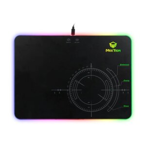 Килимок для миші MEETION Backlit Gaming Mouse Pad RGB MT-P010