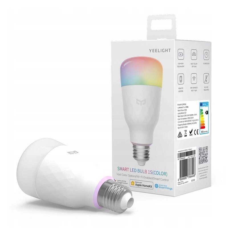 Лампа Yeelight LED Smart Bulb 1S (color) YLDP13YL / YLDP133EU від компанії da1 - фото 1