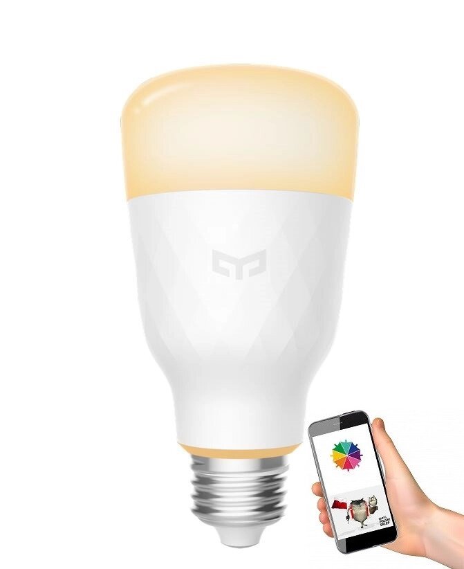 Лампочка розумна Xiaomi Yeelight Smart LED Bulb 1s Warm White E27 керована по wi-fi від компанії da1 - фото 1