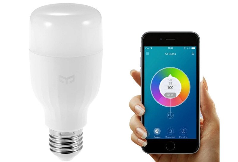 Led-лампа розумна Xiaomi Yeelight LED Smart Bulb від компанії da1 - фото 1