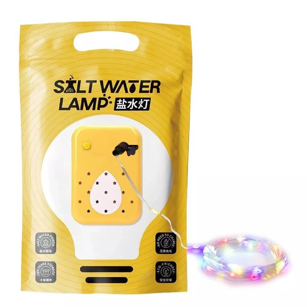 LED-ліхтар Salt Water Lamp ESP-02 жовтий від компанії da1 - фото 1