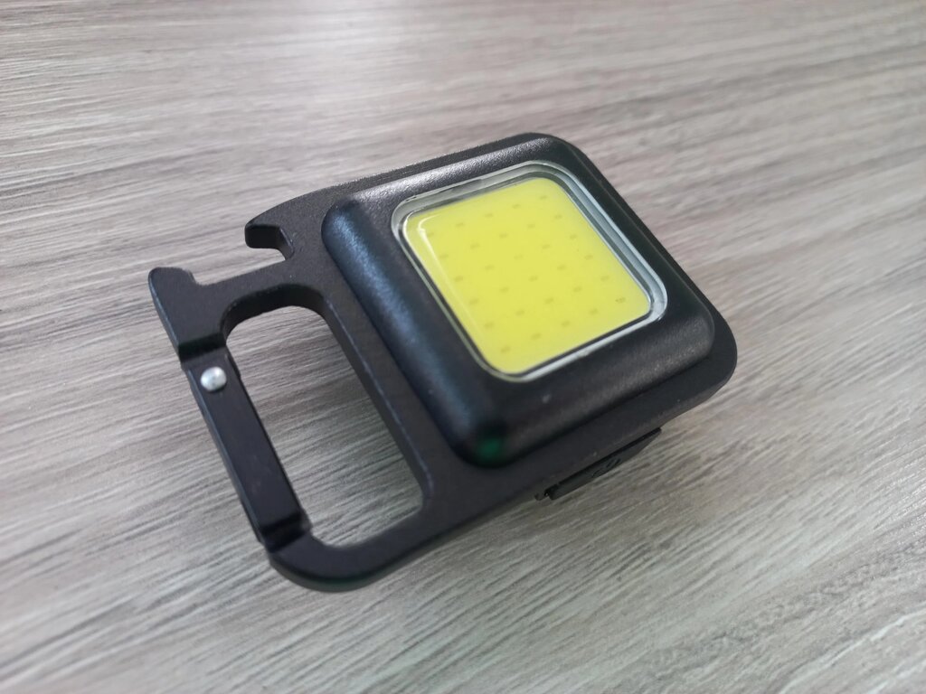 Ліхтарик карабін Rechargeable Keychain Light акумуляторний спідн-с від компанії da1 - фото 1