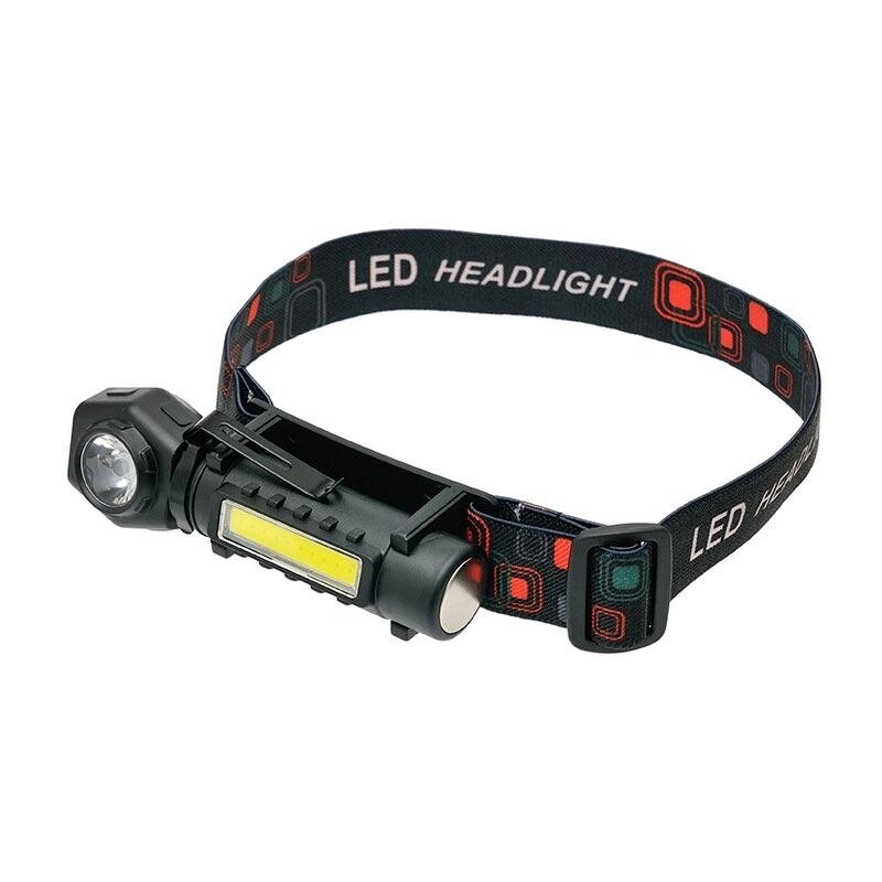 Ліхтарик налобний LED RL-211 Type-C, XPE LED+COB, Magnetic fix torch від компанії da1 - фото 1