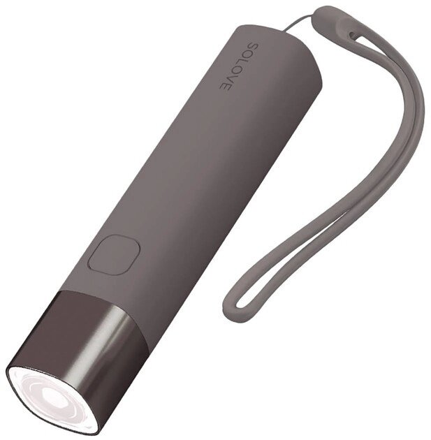 Ліхтарик + павер банк Solove X3S Portable Flashlight USB-C сіро-коричневий (purple) від компанії da1 - фото 1