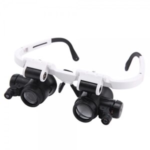 Лупа-очки бінокулярна Magnifier 9892H-3 монтажні окуляри