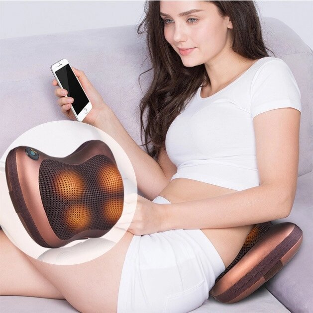 Масажна подушка Massage pillow (8 кульок) від компанії da1 - фото 1